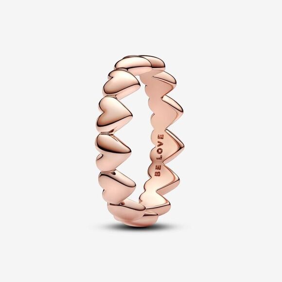 Pandora Rose Gold Heart Ring - Picture 6 of 10